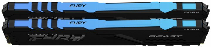 Kingston FURY Beast RGB / 2x 16GB DDR4 3000 / KF430C15BB1AK2/32