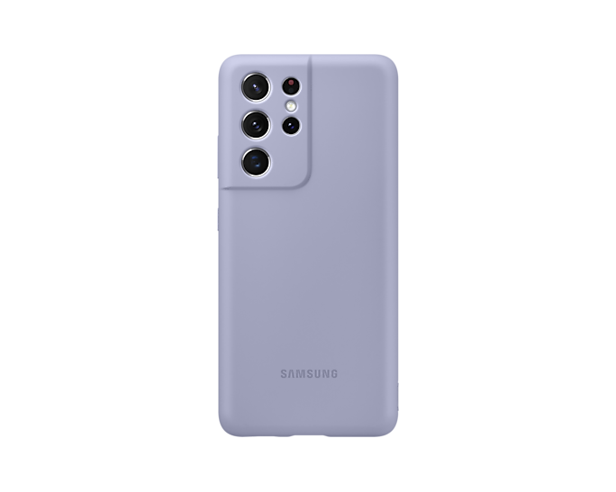 Samsung Silicone cover Galaxy S21 Ultra / Purple