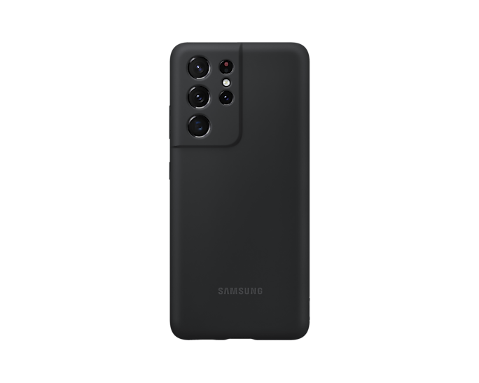 Samsung Silicone cover Galaxy S21 Ultra / Black