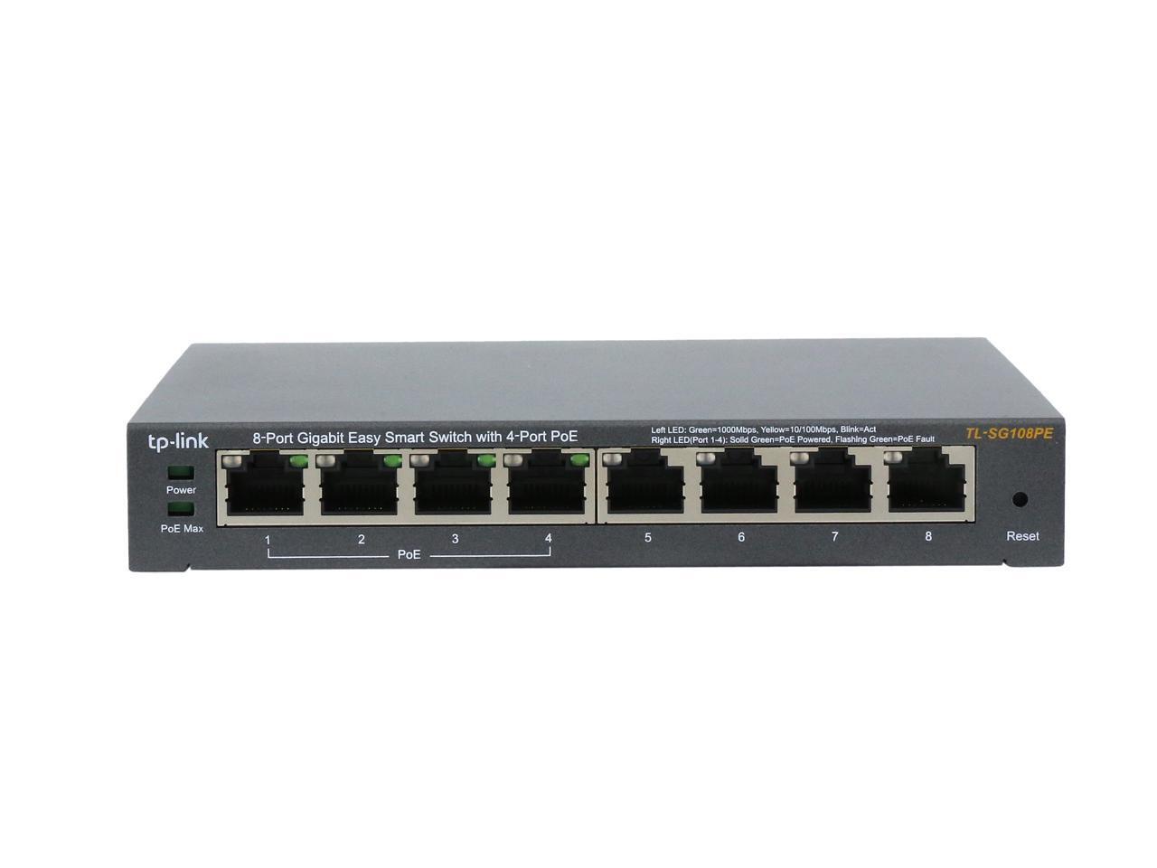 TP-LINK TL-SG108PE / 8port Gigabit / 4port POE /