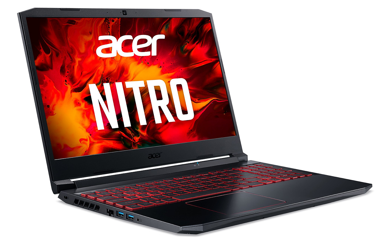 Acer Nitro AN515-55-58F7 / 15.6" FullHD IPS 144Hz / Core i5-10300H / 8GB DDR4 / 512GB NVMe / GeForce RTX 3050 4GB GDDR6 / No OS