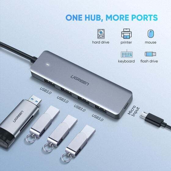 UGREEN 70336 / 4-Port USB3.0 Hub
