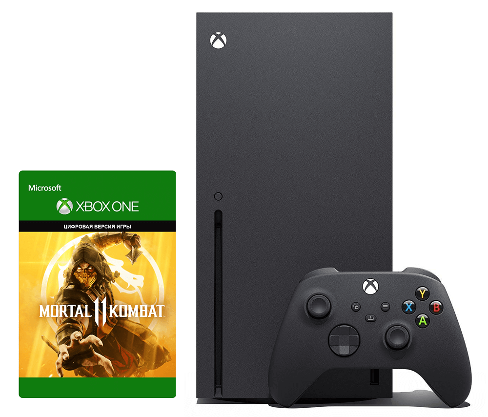 Microsoft Xbox Series X 1.0TB + FIFA 19 + Mortal Kombat 11