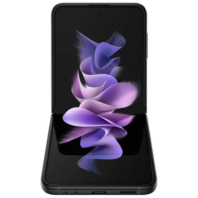 Samsung Galaxy Z Flip3 5G / Foldable 6.7 Dynamic AMOLED + 1.9 Super AMOLED / Snapdragon 888 / 8GB / 256GB / 3300mAh / Black