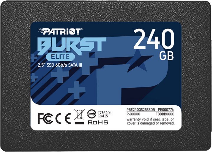 Patriot Burst Elite PBE240GS25SSDR / 240GB SSD 2.5"