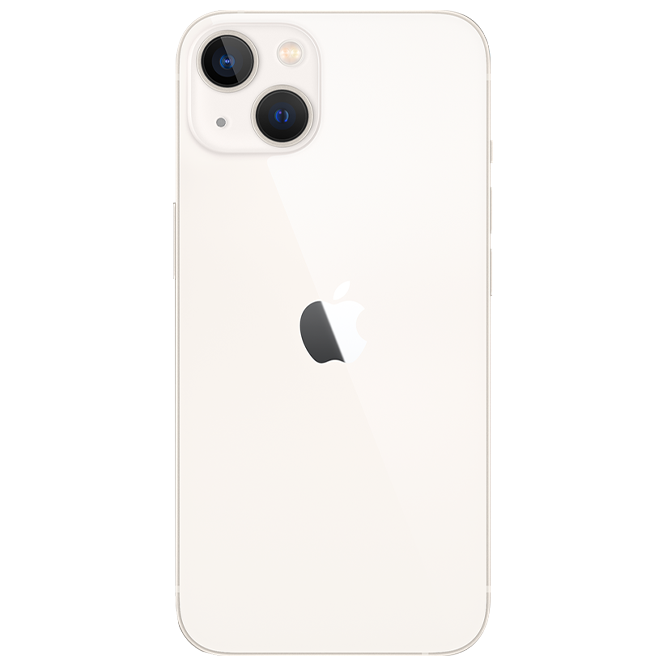 Apple iPhone 13 / 6.1 Super Retina XDR OLED / A15 Bionic / 4Gb / 128Gb / 3240mAh / White