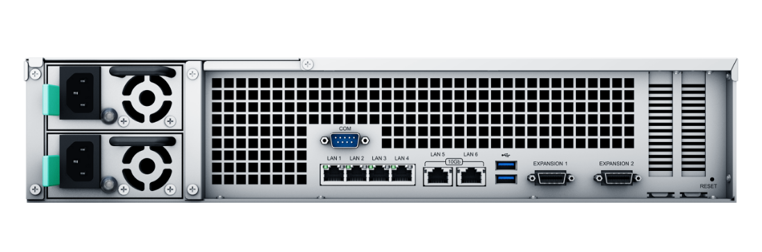 Synology RS3621xs+ / 12-bay / Xeon 8 Core / 8Gb RAM / 2x10GbE / 4x1GbE / 2xPCIe