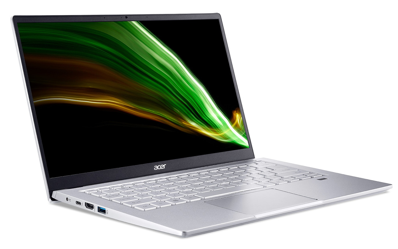 ACER Swift 3 / 14.0" IPS FullHD / Core i3-1115G4 / 8GB DDR4 / 256GB NVMe / No OS / SF314-511 Silver
