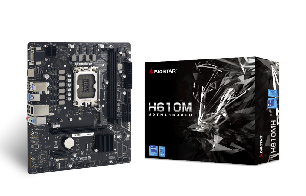 Biostar H610MH / mATX Socket 1700 Dual 2x DDR4 3200