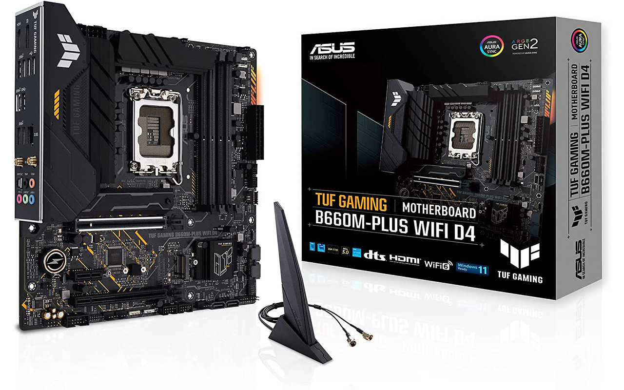 ASUS TUF GAMING B660M-PLUS D4 / mATX S1700 4x DDR4 5333