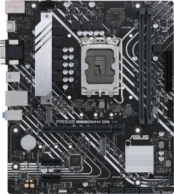 ASUS PRIME B660M-K D4 / mATX LGA1700 DDR4 5333
