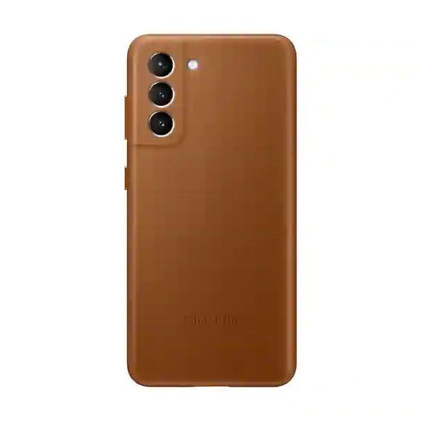 Samsung Leather cover Galaxy S21 Brown