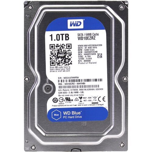 Western Digital CaviarBlue WD10EZRZ / 1.0TB / 64Mb / 7200rpm /