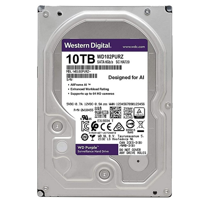 WesternDigital Purple Surveillance WD102PURZ 10.0TB