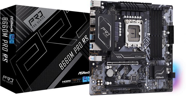 ASRock B660M PRO RS / mATX LGA1700 DDR4 4800+