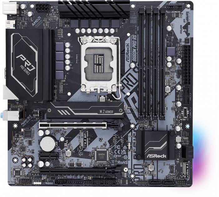 ASRock B660M PRO RS / mATX LGA1700 DDR4 4800+