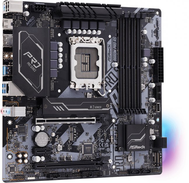 ASRock B660M PRO RS / mATX LGA1700 DDR4 4800+