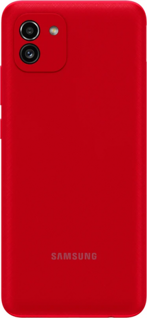 Samsung Galaxy A03 / 6.5'' PLS TFT / Octa-core / 3Gb / 32Gb / 5000mAh / Red