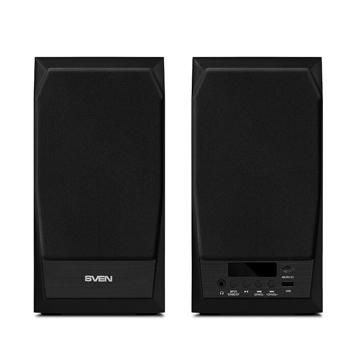 Speakers SVEN MC-10 / 2.0 / 2x25W / Black