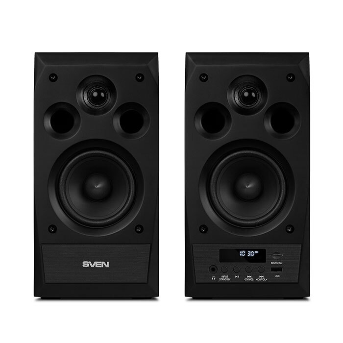 Speakers SVEN MC-10 / 2.0 / 2x25W / Black