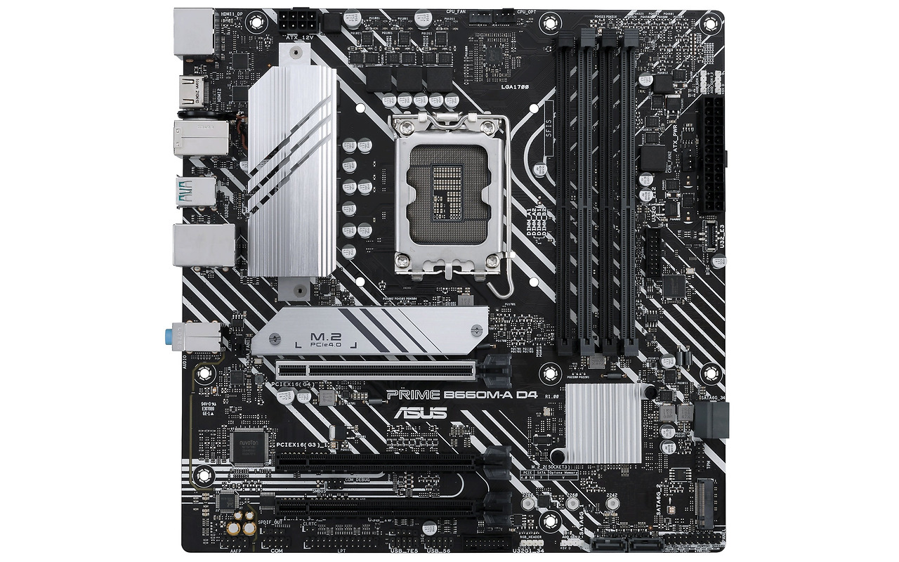 ASUS PRIME B660M-A D4 / mATX LGA1700 4x DDR4 5333
