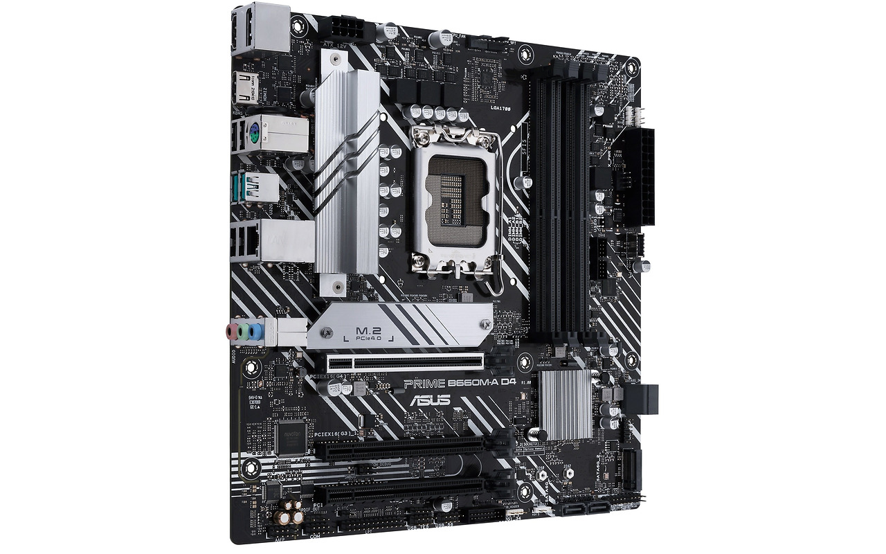 ASUS PRIME B660M-A D4 / mATX LGA1700 4x DDR4 5333