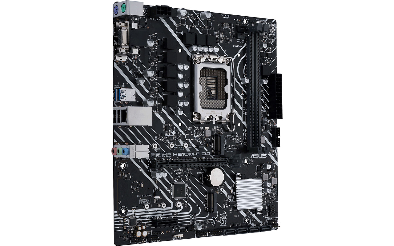 ASUS PRIME H610M-E D4 / mATX LGA1700 2x DDR4 3200