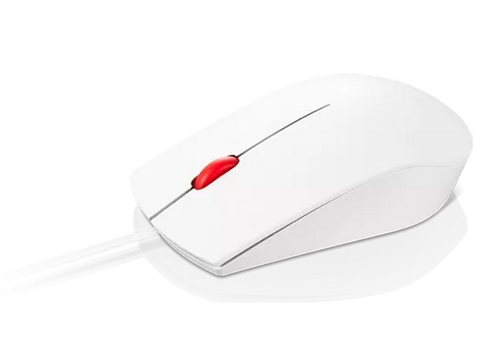 Lenovo Essential USB Mouse White