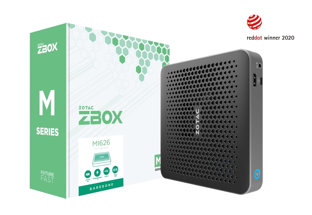 ZOTAC ZBOX-MI626-BE / Core i3-1115G4 / 8GB DDR4 / 256GB NVMe