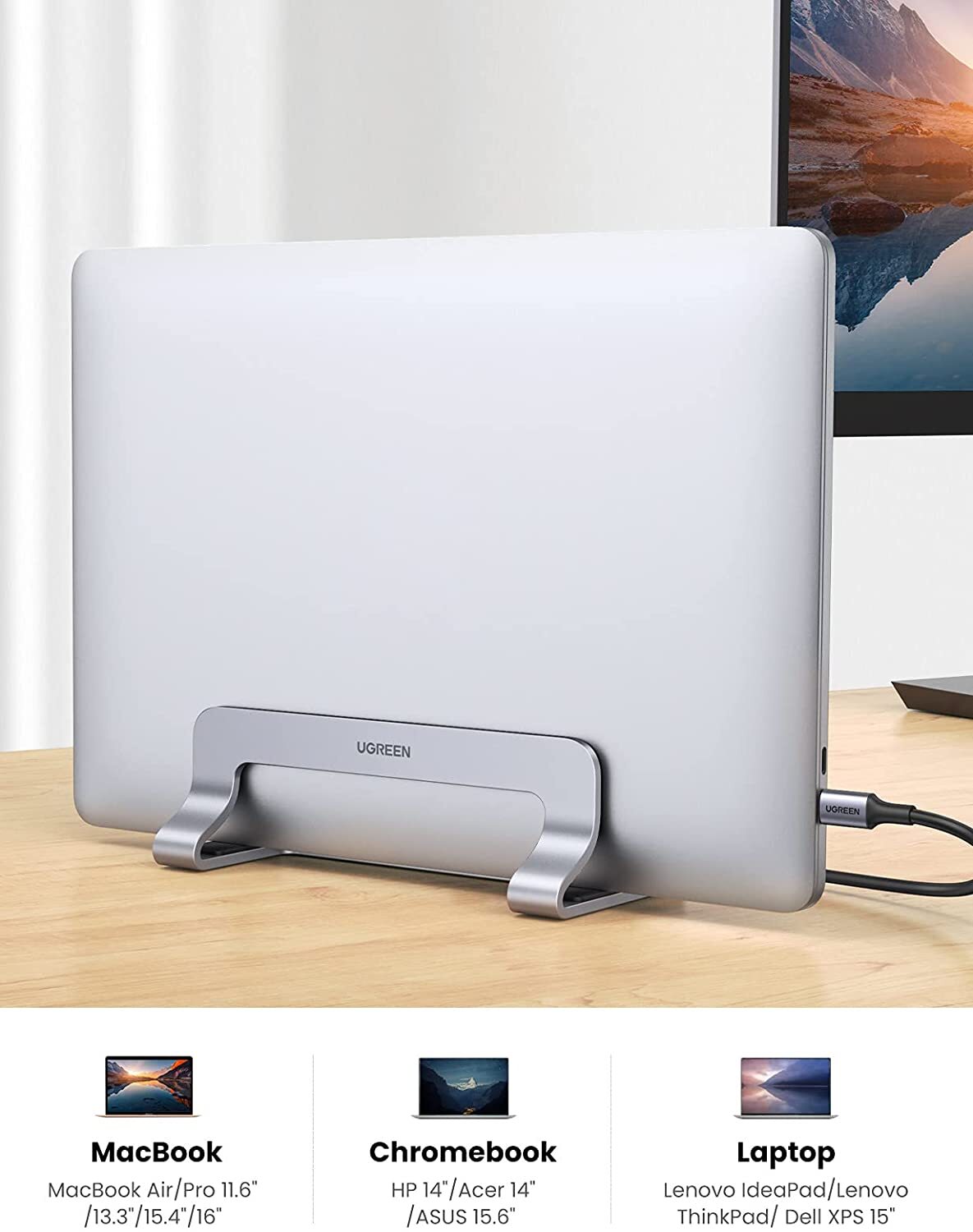 UGREEN Vertical Laptop Stand