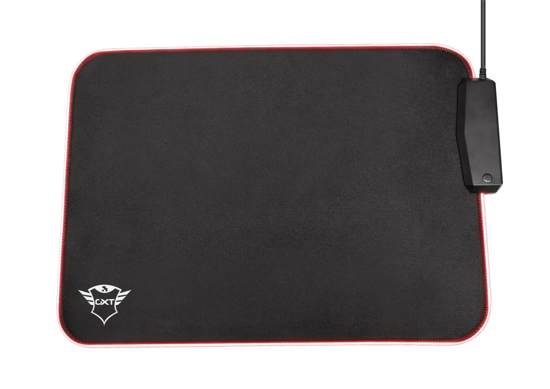Trust Gaming GXT 765 Glide-Flex RGB Mouse Pad with USB Hub RGB