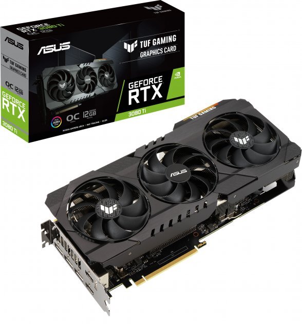 ASUS GeForce RTX 3080 12GB GDDR6X 384bit TUF Gaming OC / TUF-RTX3080-O12G-GAMING