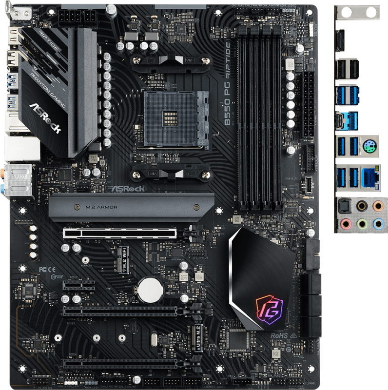 ASRock B550 PG RIPTIDE / ATX AM4 4x DDR4 4933+