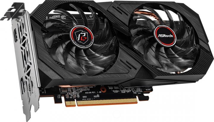 ASRock Radeon RX 6500 XT Phantom Gaming D 4G OC / 4GB GDDR6 64bit