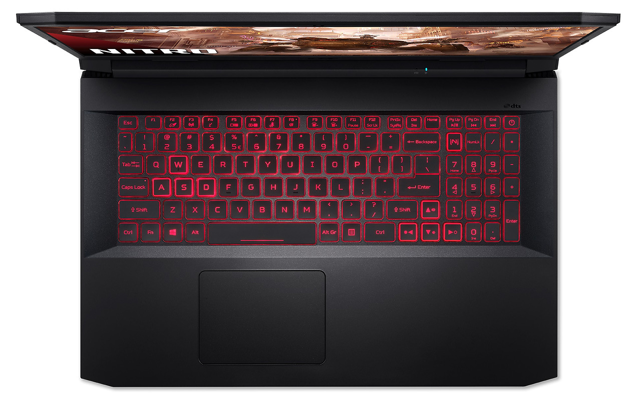 ACER Nitro AN517-41-R99Z / 17.3" FullHD IPS / AMD Ryzen 5 5600H / 8GB DDR4 / 512GB NVMe / GeForce RTX 3060 6Gb GDDR6 / No OS / NH.QAREU.004