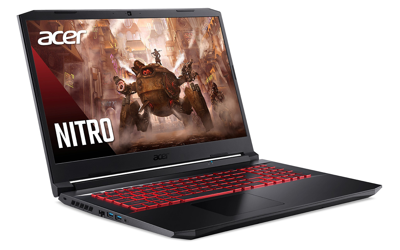ACER Nitro AN517-41-R99Z / 17.3" FullHD IPS / AMD Ryzen 5 5600H / 8GB DDR4 / 512GB NVMe / GeForce RTX 3060 6Gb GDDR6 / No OS / NH.QAREU.004