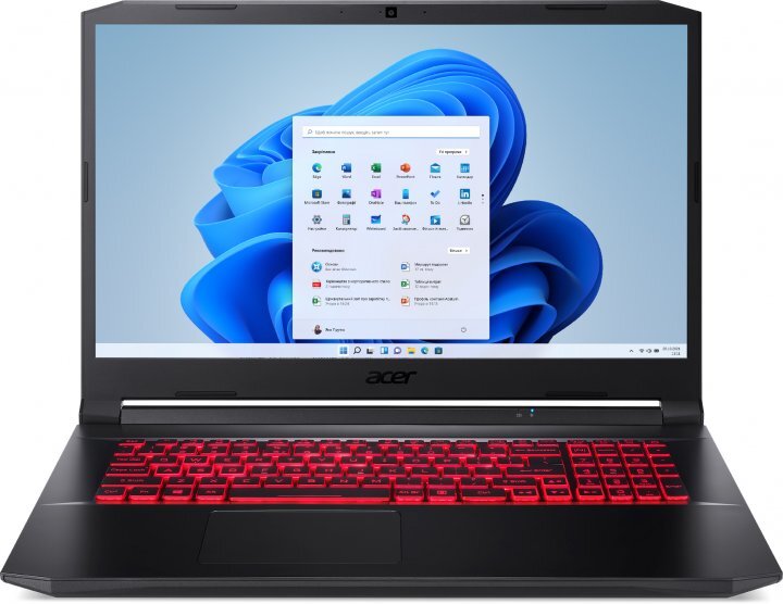 ACER Nitro AN517-54-74JY / 17.3" FullHD IPS 144Hz / Core i7-11800H / 16GB DDR4 / 512GB NVMe / GeForce RTX3060 6GB GDDR6 /No OS / NH.QF7EU.008