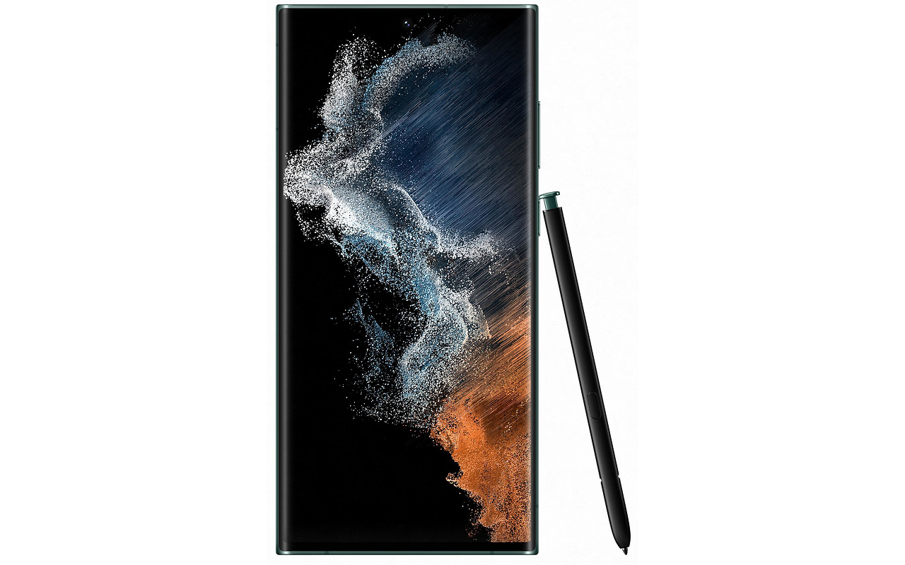 Samsung Galaxy S22 Ultra / 6.8 Dynamic AMOLED 2X 120Hz / Snapdragon 8 Gen 1 / 8GB / 128GB / 5000mAh / Green