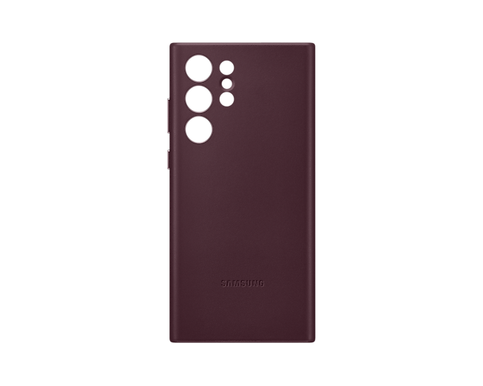 Samsung Original Leather cover Galaxy S22 Ultra Bordeaux