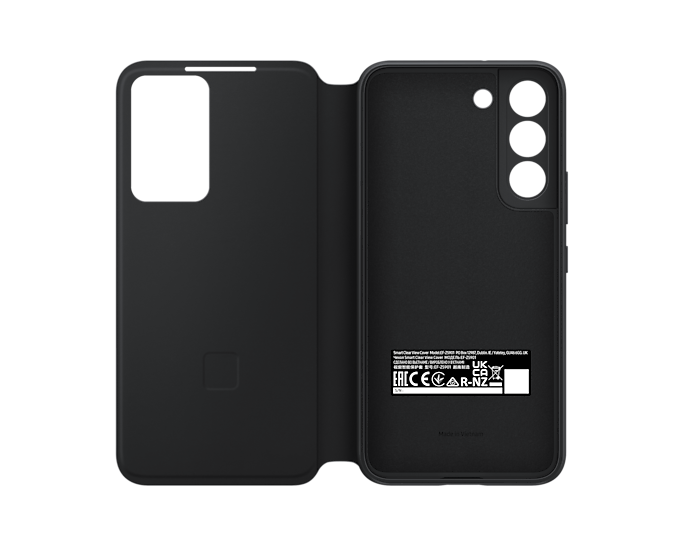 Samsung Original Smart Clear View Cover Galaxy S22 Black