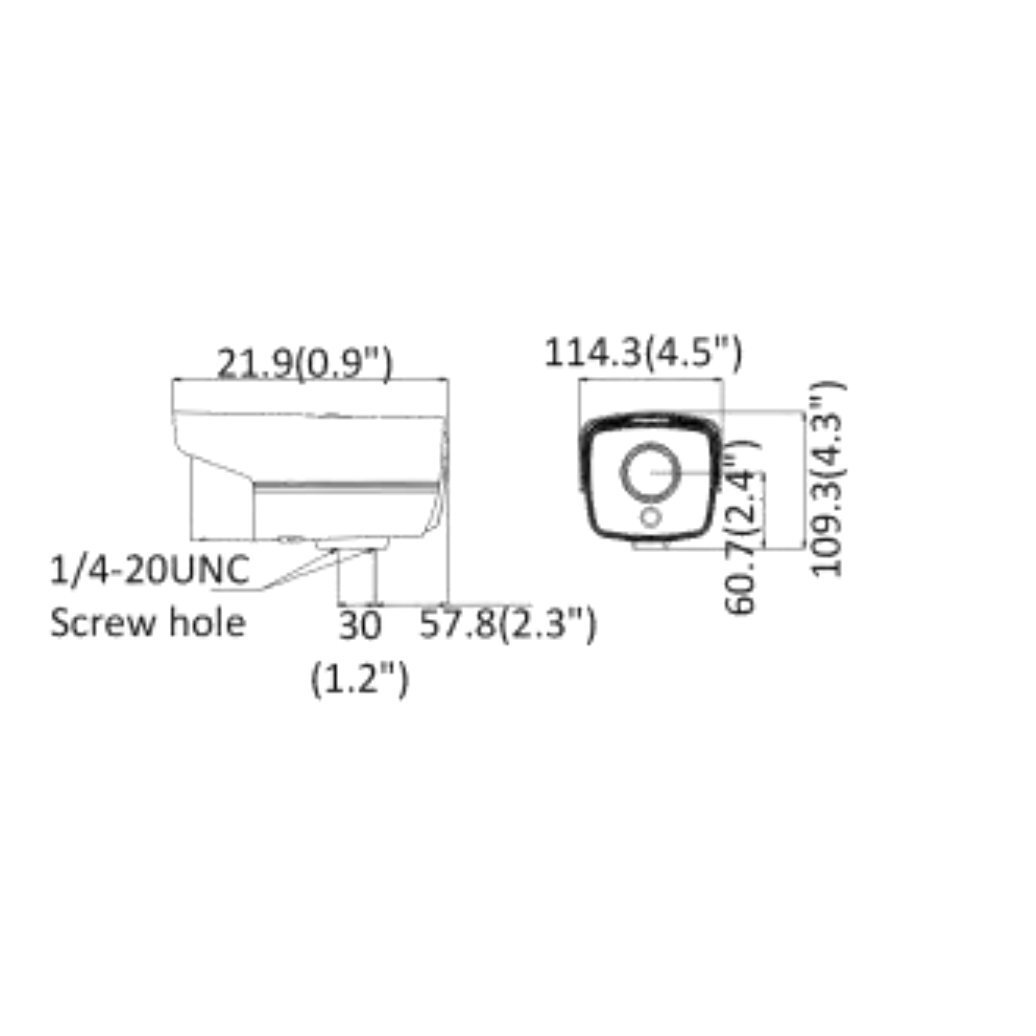 HIKVISION DS-2CD3T23G1-I/4G / 2Mpx 2.8mm + 4G + MicroSD