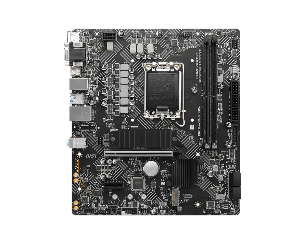 MSI PRO B660M-G DDR4 / mATX Socket 1700 Dual 2xDDR4 4600