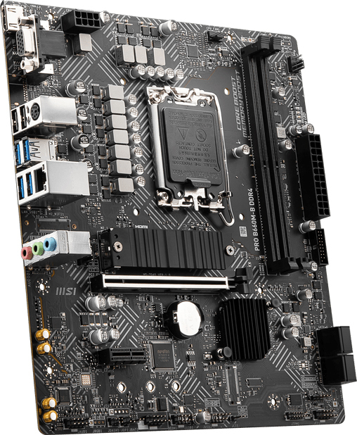 MSI PRO B660M-B DDR4 / mATX Socket 1700 Dual 2xDDR4 4600