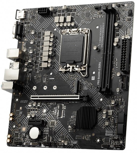 MSI PRO B660M-E DDR4 / mATX Socket 1700 Dual 2xDDR4 4600