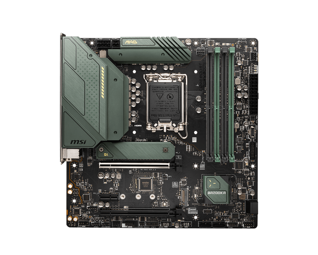 MSI PRO B660M BAZOOKA DDR4 / mATX Socket 1700 Dual 4xDDR4 4800
