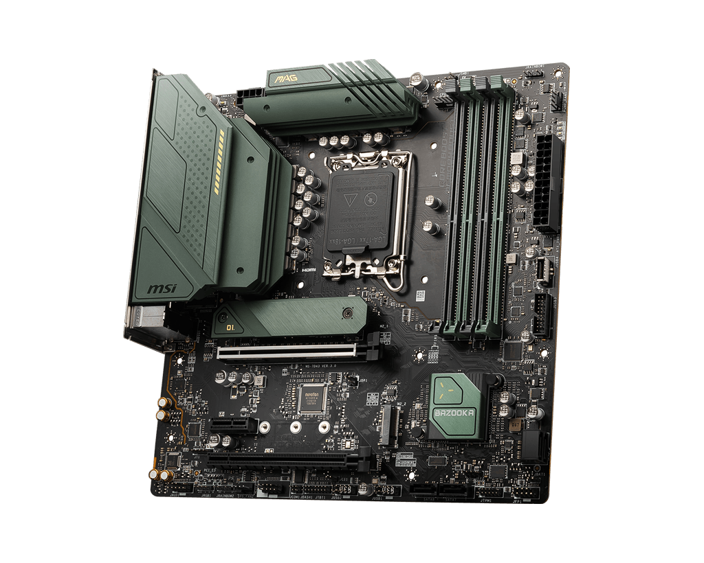 MSI PRO B660M BAZOOKA DDR4 / mATX Socket 1700 Dual 4xDDR4 4800
