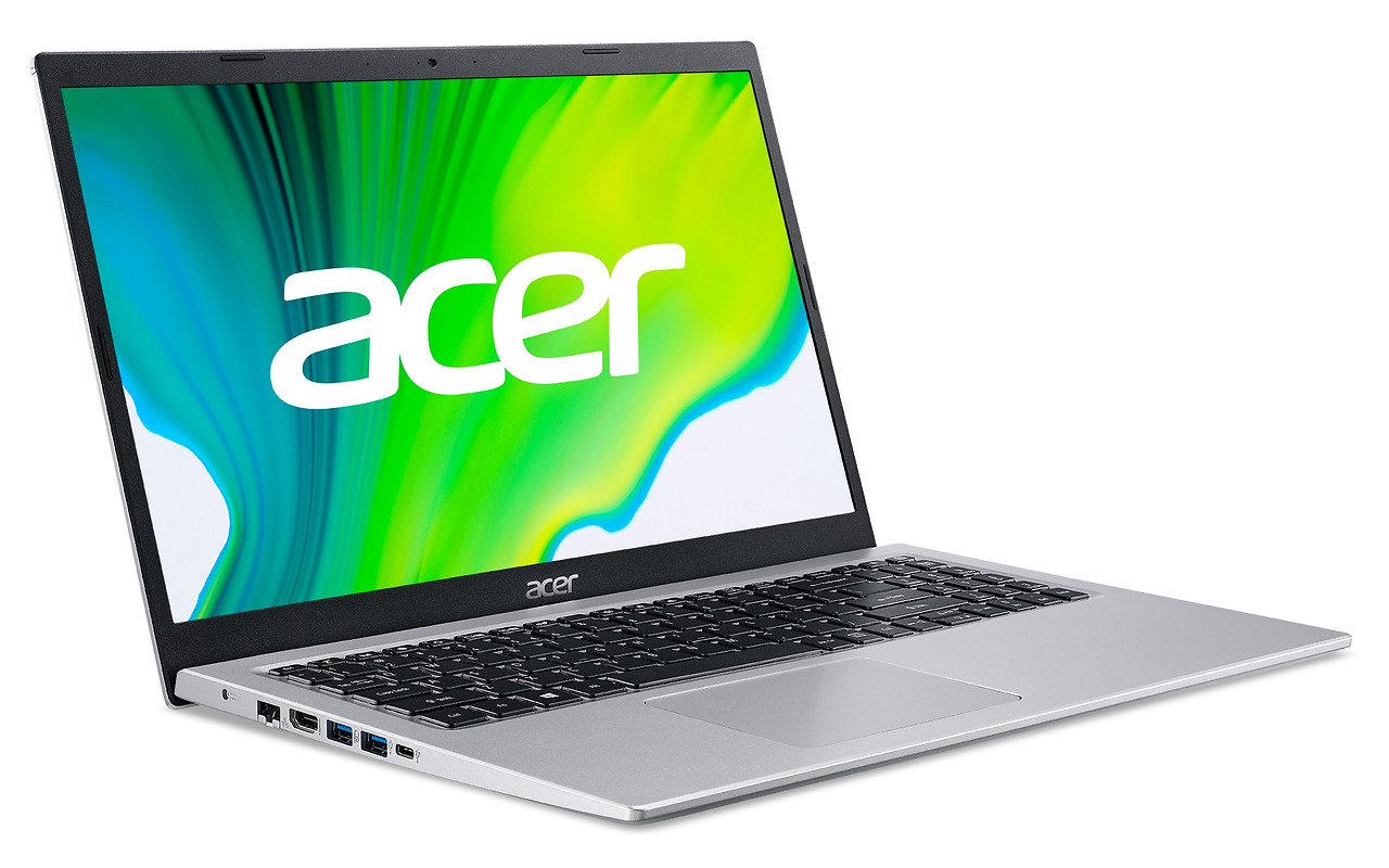 ACER Aspire A515-56G / 15.6" IPS FullHD / Core i3-1115G4 / 8GB DDR4 / 512GB NVMe / WiFi 6 / No OS / Silver