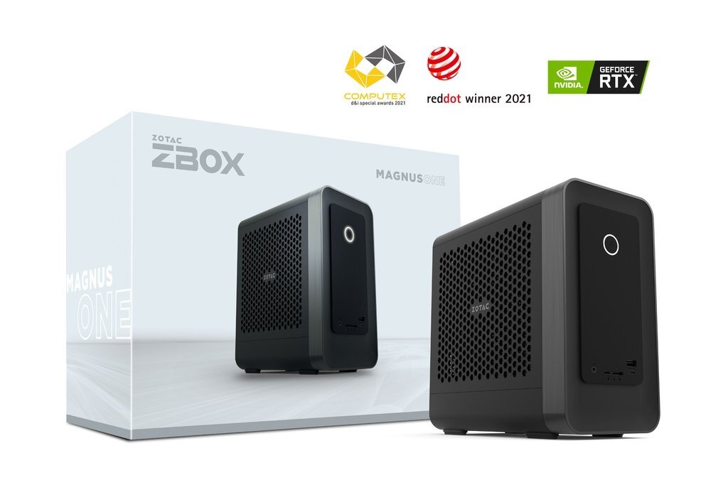 ZOTAC Magnus One / Core i7-10700 / 16GB DDR4 / 500GB NVMe / RTX 3070 LHR 8GB 256bit / 500W 80+ /