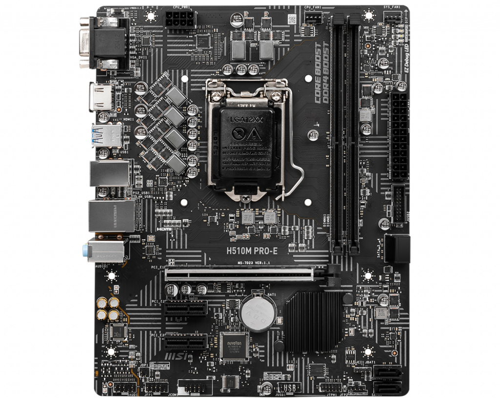 MSI H510M PRO-E / mATX S1200 Dual 2xDDR4 3200