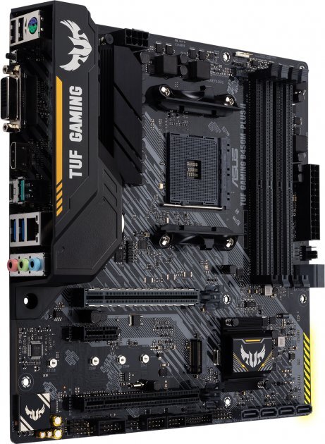 ASUS TUF GAMING B450M-PLUS II / mATX AM4 Dual 4xDDR4 4400